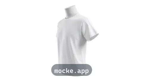 Camiseta flutuante — ângulo