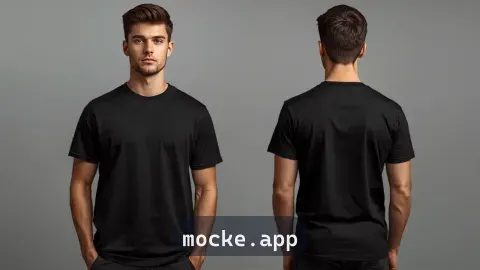 Camiseta — frente e verso