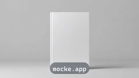 Capa de ebook — livro em pé